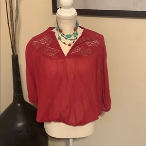 Lucky brand boho chic top